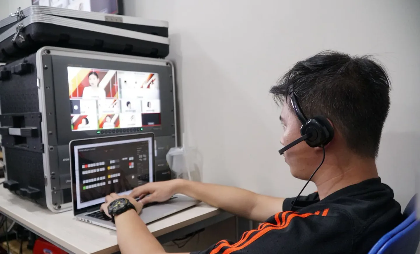 Illustrative photograph for Film, video, music and sound production studio