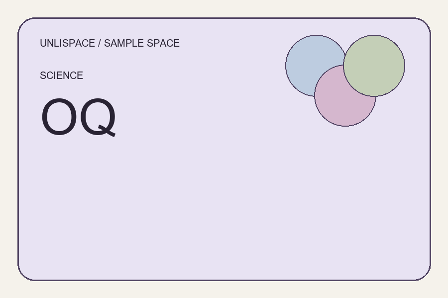 Illustrative cover for Open Questions Research — Research group