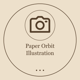 Paper Orbit Illustration profile image