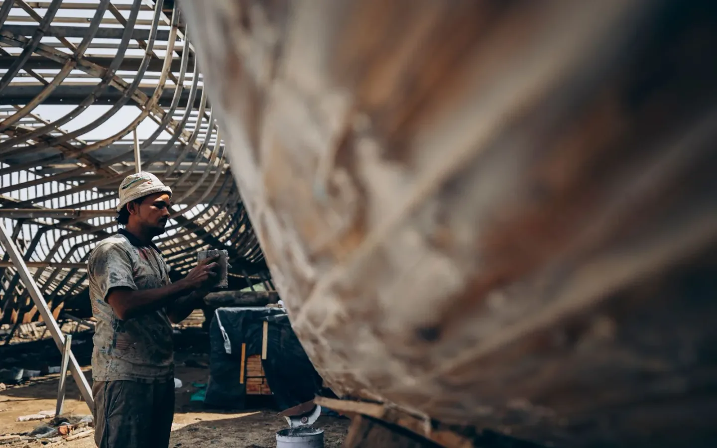 Illustrative Manufacturing & industrial services template image