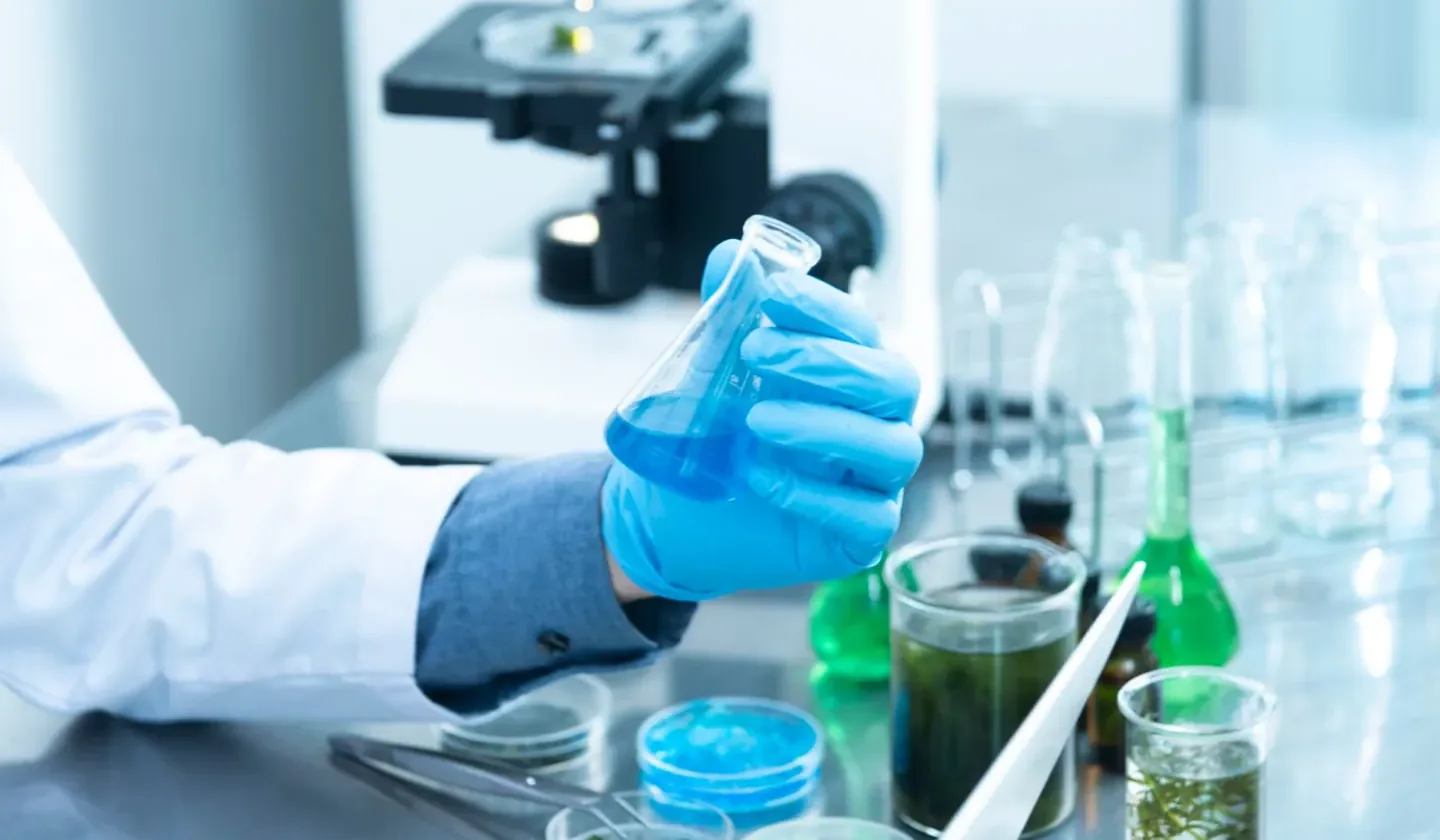 Illustrative Science, research & engineering template image