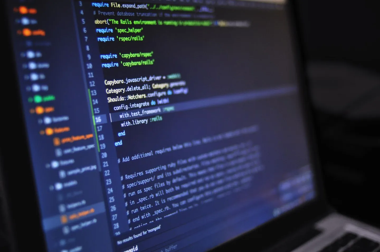 Illustrative photograph for Software projects