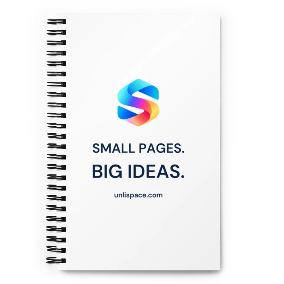 Big Ideas Notebook in Dotted — product, front view