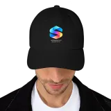 Beyond Social Cap in Black — male model, front view