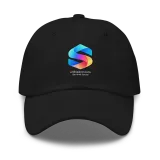 Beyond Social Cap in Black — product, front view