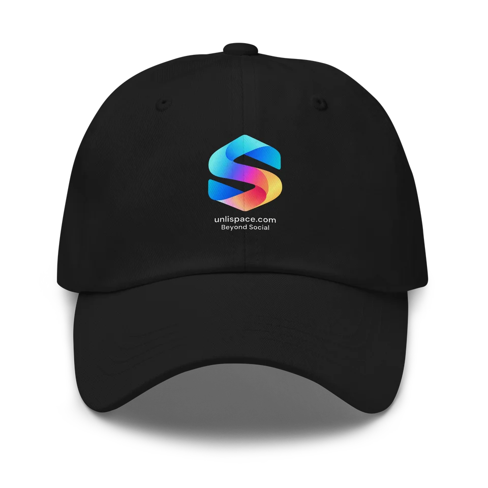 Beyond Social Cap in Black — product, front view