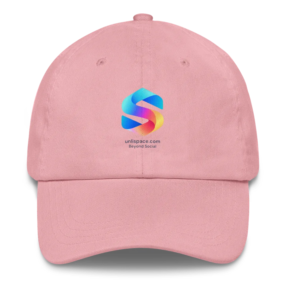 Beyond Social Cap in Pink — product, front view