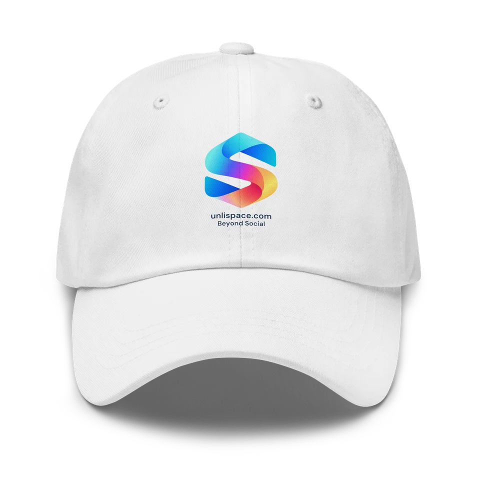 Beyond Social Cap in White — product, front view