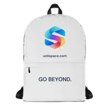 Go Beyond Backpack in White — product, front view