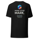 Make Your Mark Tee in Black — product, back view