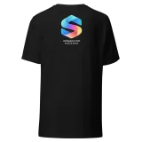 Beyond Social Tee in Black — product, back view